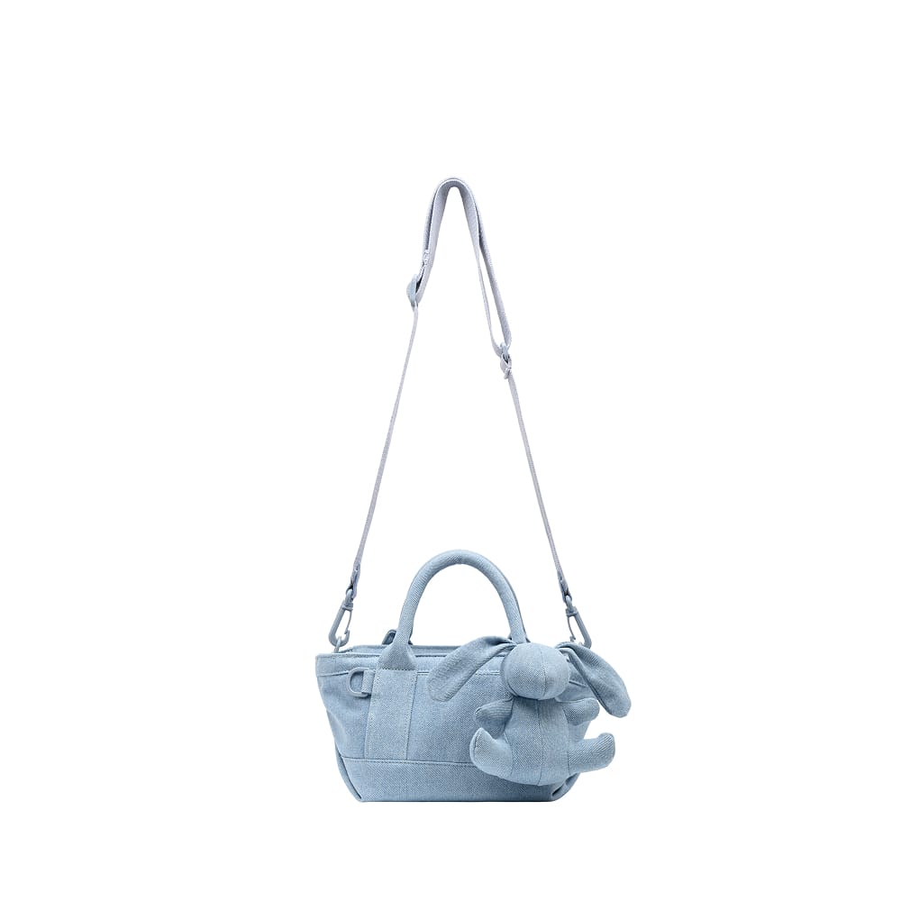 Carved Leather Bag - Pumice Gray